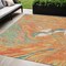 Edge Collections - 5' x 8' - Multicolor - Indoor and Outdoor Use Area Rug Washable Abstract - 1 Piece